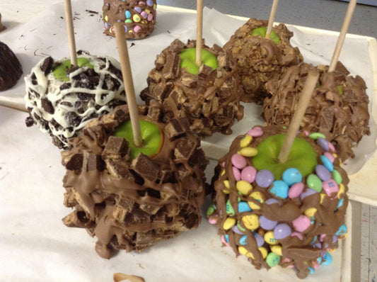 Caramel Apple dipped in Chocolate