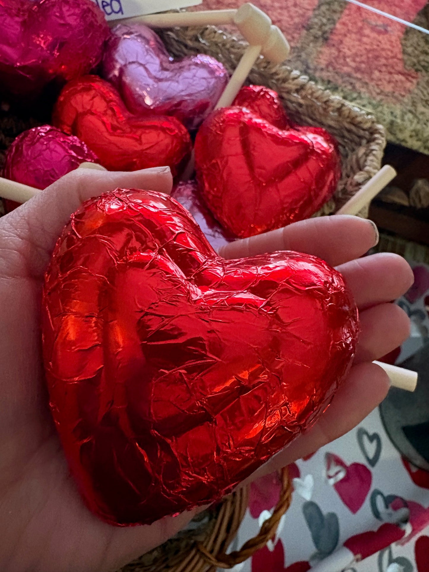 M&M Smash Heart with Edible Confetti