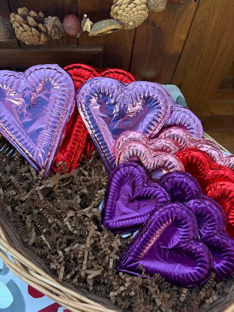 Foil Wrapped Chocolate Heart